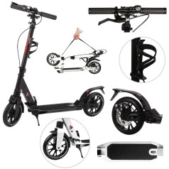 Самокат двоколісний TILLY Galaktika, гумові колеса 20 см, складана конструкція, амортизатори GS-0025