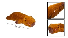 Мягкая игрушка капибара батон 50см