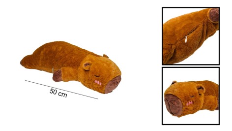 Мягкая игрушка капибара батон 50см