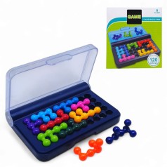 Логічна гра- головоломка IQ Puzzle 120 рівнів, книжечка із завданнями, в коробці