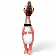 Гумова іграшка, що кричить (32 см) "Динозавр" (рожевий)