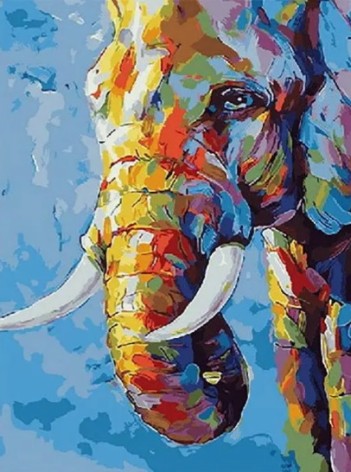 Алмазна мозаїка за номерами 30*40 