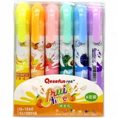 Набір двосторонніх маркерів (6 кольорів із запахом)