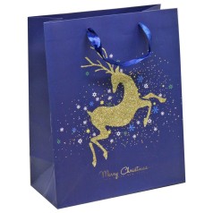 Пакет подарочный, новогодний 260 х 127 х 324 мм.