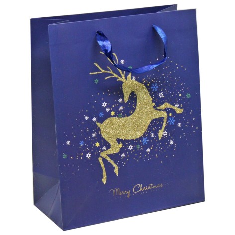 Пакет подарочный, новогодний 260 х 127 х 324 мм.