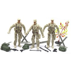 Комбат 3 военные фигурки, оружие, аксессуары, в пакете