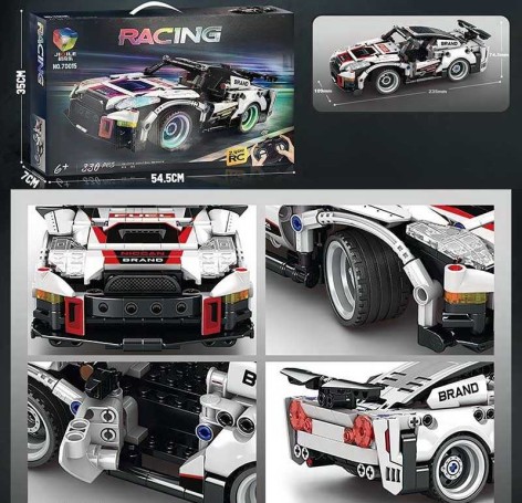 Конструктор на Р/К “Перегоновий автомобіль”, 330 деталей, пульт 2.4Ghz, в кор. 55*35*7см /18-2/