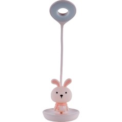 Настільна лампа LED з акумулятором Bunny, рожевий