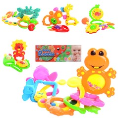 Брязкальце 3шт, от 10см, 5 видов, в п/е, 17,5-22-4см /144/