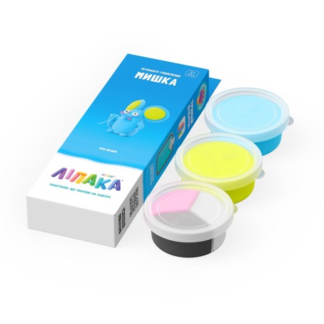 Набор самостоятельно твердеющего пластилина ЛИПАКА – ПУШИНЫЕ ЛЮБИМЫЕ: МЫШКА