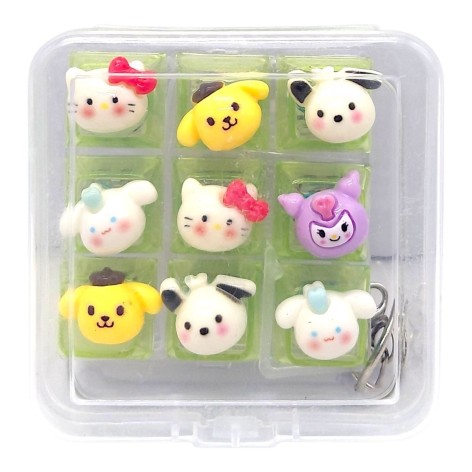 КЛАВІАТУРА-БРЕЛОК LED 9 КНОПОК (SANRIO) мікс