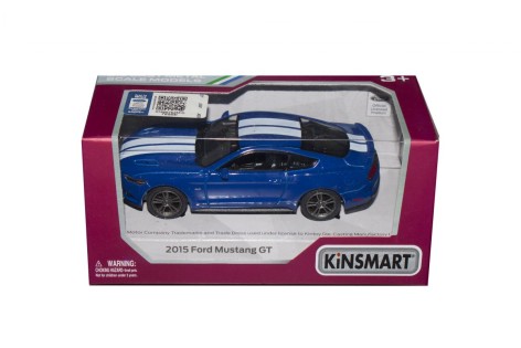 Машинка KINSMART "Ford Mustang GT" (синяя)