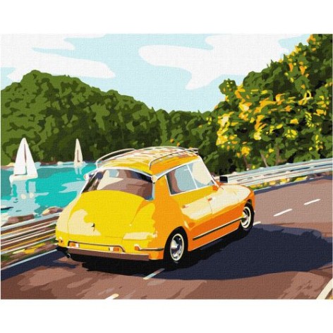 Картина по номерам "Яркое путешествие"