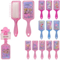 Гребінець дитячий 12 видів мікс у ящику, розмір гребінця – 19 см