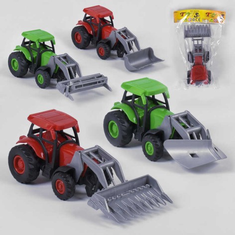 Трактор игрушечный 4 вида, инерция
