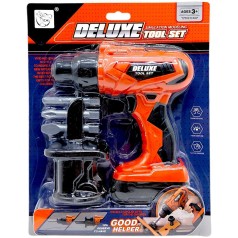 Шуруповерт з набором, на блістері р.28x22x5,5 см