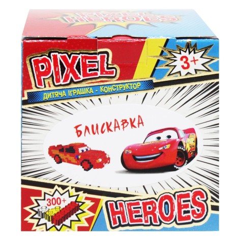 Конструктор VitaToys "Pixel Heroes Тачки Молнія Маквін" 332 деталі (VTK 0021)