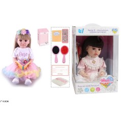 Кукла интерактивная WToys, 55 см, озвучена на украинском языке, пульт, аксессуары, звуковые функции, повторюшка TK4361-72
