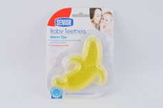 Погремушка-прорезыватель силикон с жидким наполнителем, на планш 17*13*3см 