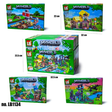 Конструктор MC LB1134 210дет+ /15/60/4шт в кор.