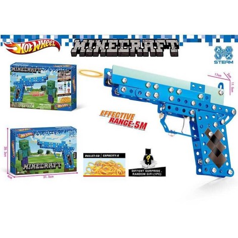 Конструктор металлический “Пистолет”, инструменты, фигурка героя, в кор. 