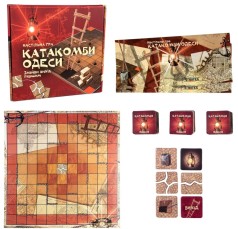 Настольная игра Strateg Катакомбы Одессы развлекательная на украинском языке Стратег 