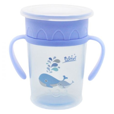 Склянка-непроливайка "360°", блакитний