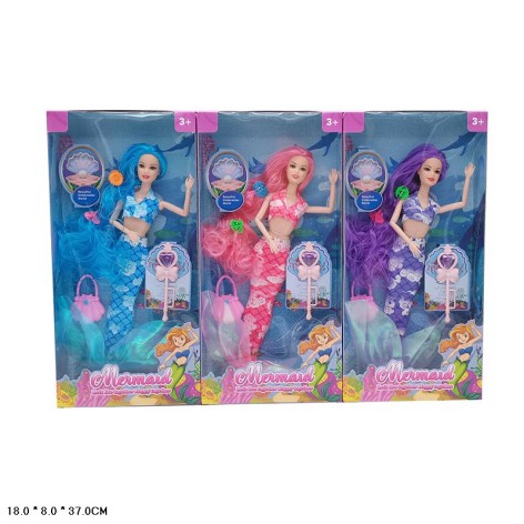 Лялька 30см 5805B русалка з аксес.3кол.кор.37*8*18 
