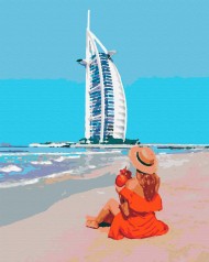 Картина по номерам Под парусом Дубая (40x50) (RB-0339)
