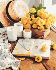 Картина за номерами: Квіткова книга 40*50 BS51336