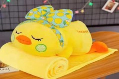 М'яка іграшка іграшка з пледом 60 см 