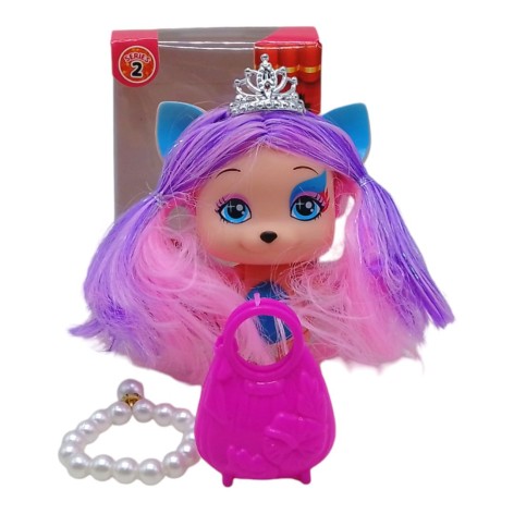 Фигурка с аксессуарами "Vip Pets", фиолетовая.