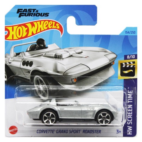 Машинка Hot Wheels  CORVETTE GRAND SPORT ROADSTER сіра