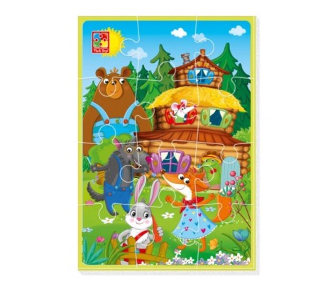 Гра розвиваюча Vladi Toys м'які пазли  А5 Малюк зможе 