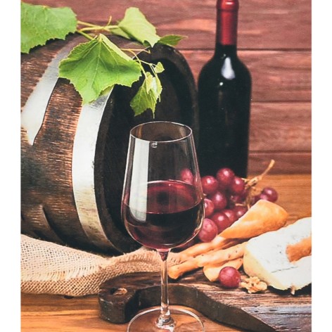 Набір для творчості алмазна картина Гармонія смаків Strateg розміром 40х50 см (SK88295)