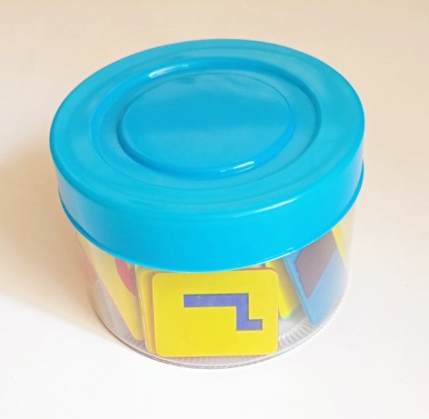 Набор магнитных букв в тубусе (укр)