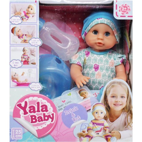 Пупс 25см блакитний