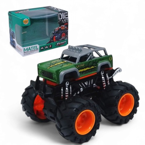 Машинка металлическая "Rock Clower" на больших колесах (зеленая)