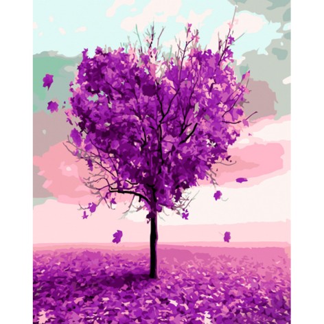 Набір для розпису по номерах Дерево закоханих мрій Strateg розміром 40х50 см (GS1153)