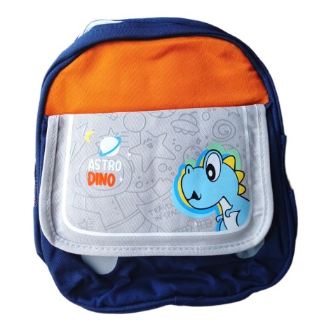 Рюкзак ДИНО 30 см синий