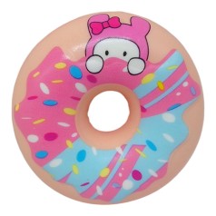 Сквиш-антистресс аниме "Пончики Sanrio", персиковый