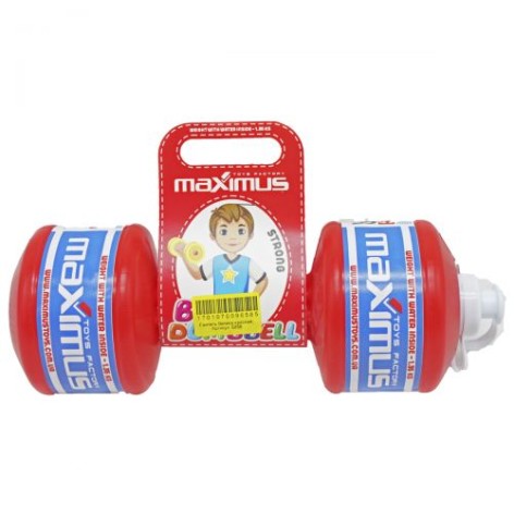 Гантель-бутылочка, большая (красная)