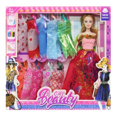 Кукла с нарядами (12 шт)