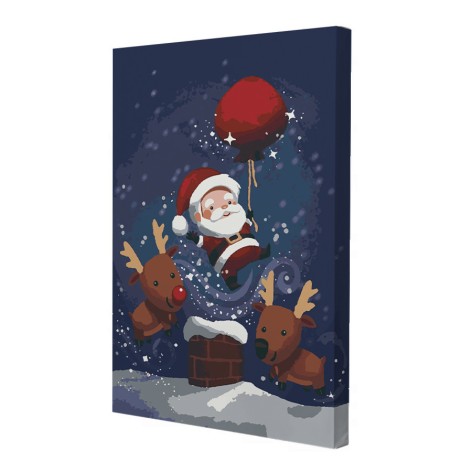 Картина по номерам Riviera Blanca Новогодний секрет 28x40 см (RB-0389)