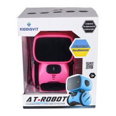 Інтерактивний робот з голосовим керуванням AT-ROBOT (рожевий) AT001-04-UKR