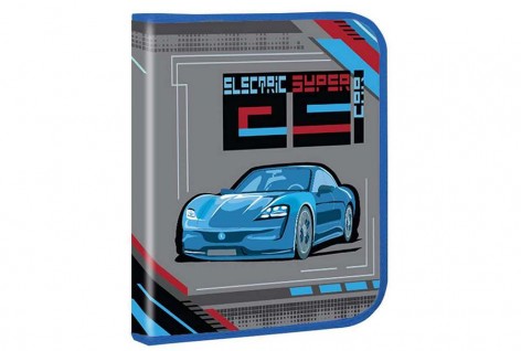 Папка для зошитів В5 картонна Kidis, серія Electric super Car