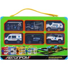 Набір металевих машинок 