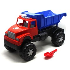 Вантажівка Інтер з пісочним набором червоний+ синій