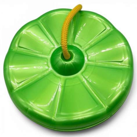 Гойдалка дитяча, (діаметр - 28 см; максимальне навантаження - 40 кг), зелена