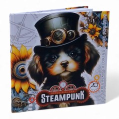 Раскраска интегральная, Steampunk 2, 16 х 16 см, 24 листа